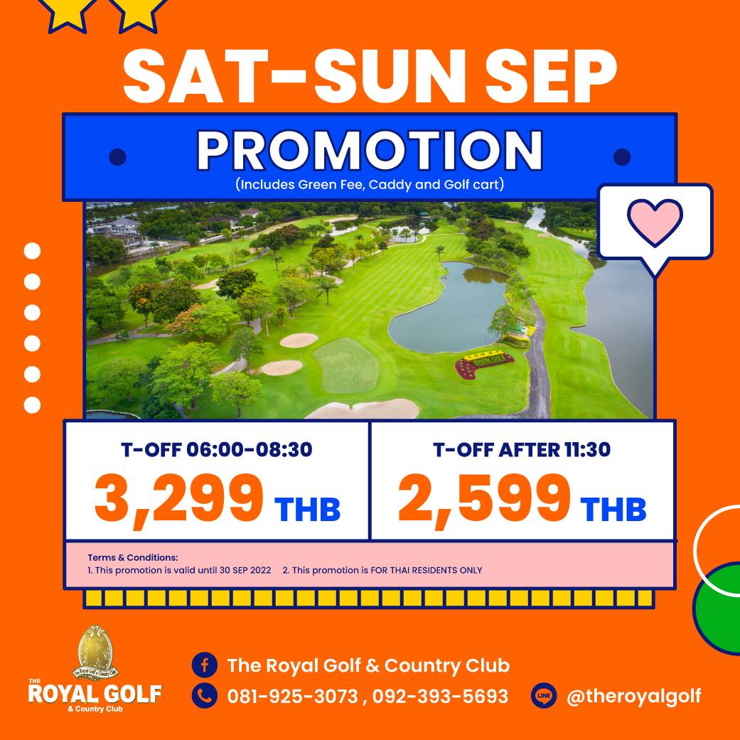 SAT-SUN Golf Promotion